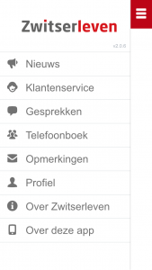 interne app voor medewerkers Zwitserleven                